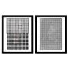 Eridan - 3 et TLINKO de la serie Corpusculaires (Diptych) by Vasarely (1908-1997