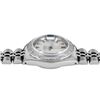 Image 6 : Rolex Ladies Stainless Steel Quickset Silver Index Diamond Bezel Date Watch With