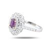Image 2 : 0.95 ctw UNHEATED Purple Pink KASHMIR Sapphire and 1.06 ctw Diamond 18K Yellow a