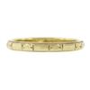 Image 3 : Antique 14k Yellow Gold Detailed Floral Work Eternity Stackable Band Ring