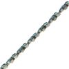 Vintage Silver Marquise Shape Natural Blue Turquoise Floral Link Chain Bracelet