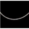 Image 2 : 18KT White Gold 21.08 ctw Diamond Necklace