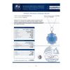 Image 4 : 29.27 ctw Blue BURMESE Sapphire and 0.27 ctw Diamond Platinum Pendant