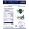 Image 4 : 3.12 ctw Emerald and 0.38 ctw Diamond 18K White Gold Ring