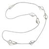 Image 3 : Tiffany & Co. Angela Cummings Silver Seashell 29.5" Snake Link Chain Necklace