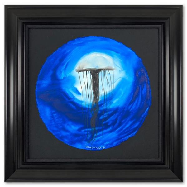 Weightless Blue Jellyfish by Wyland Original