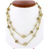 Image 1 : Judith Ripka 18k Gold 35" Diamond & Multicolor Stone Hearts By the Yard Necklace