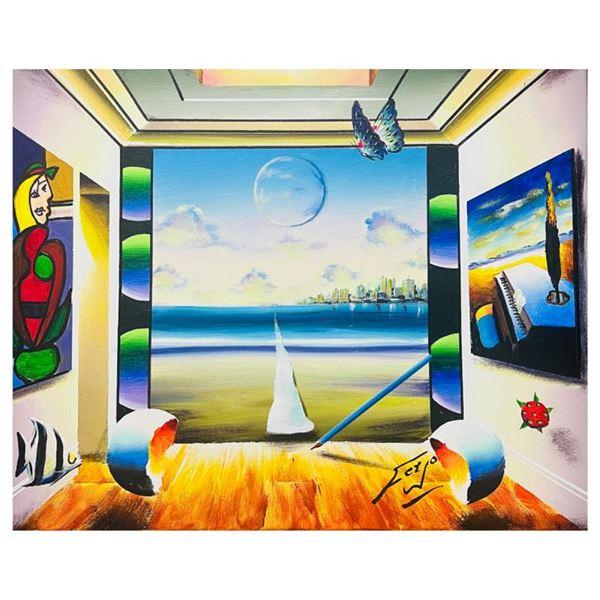 Dali & Picasso Enjoy City Views by Ferjo Original