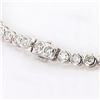 Image 3 : 22.01 ctw G to I COLOR SI1 to I1 CLARITY Diamond Platinum Tennis Necklace