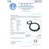 Image 4 : 11mm to 13mm Tahitial Cultured Pearl Necklace with 14K White Gold Clasp