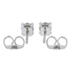 Image 2 : NEW Classic 14K Gold 0.44 ctw Round Brilliant Cut Diamond Prong Set Stud Earring