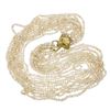Image 7 : 18k Yellow Gold Lion Head Clasp 30" Fresh Water Pearl Multi Strand Necklace