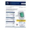 Image 4 : 5.37 ctw Emerald and 1.50 ctw Diamond Platinum Ring (GIA CERTIFIED)