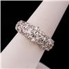 Image 1 : 2.00 ctw G COLOR I1 CLARITY CENTER Diamond 14K White Gold Ring (3.93 ctw Diamond