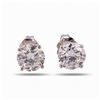 Image 1 : 2.22 ctw G to H COLOR I1 CLARITY Diamond 14K White Gold Stud Earrings