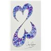 Jane SEYMOUR: Open Heart Icon XCII. with Purple Flowers