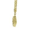 Image 6 : 18k Gold 0.60 ctw Diamond Dangle Cushion Pendant Station 16" Cable Link Necklace