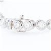 Image 3 : 8.77 ctw G to I COLOR SI3 to I2 CLARITY 14K White Gold Tennis Bracelet