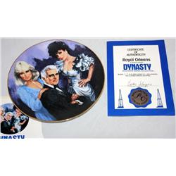 "Dynasty Television"Collectible Plate