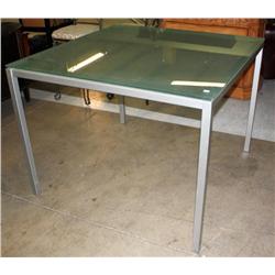 3' Tall Glass Table