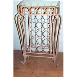 41" Tall Glass Top Table