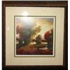 Image 1 : Framed Print of Lake and Trees