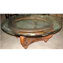 Round Glass Table
