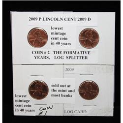 2009 P&D New Lincoln Pennies