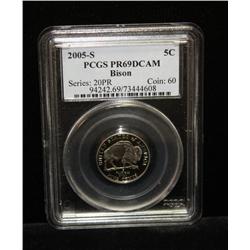 2005 S Proof Jefferson Nickel PR69DCAM