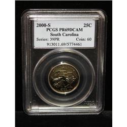 2000 S Proof South Carolina State Quarter