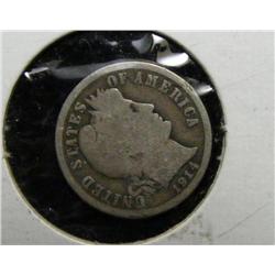1914 Barber Dime