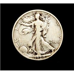 1929 S Walking Liberty Half Dollar Coin