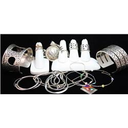 Bag Lot of Misc. Sterling Jewelry