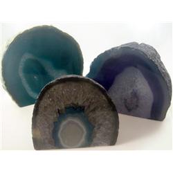 (3) Natural Agate Geodes