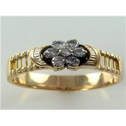 7 Stone Diamond Cluster Ring