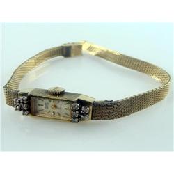 Vintage Gruen Working Wind Diamond Watch