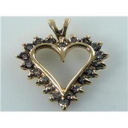 1.10ct Diamond Heart Pendant