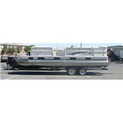 2005 Tracker Marine Group Pontoon & Trailer
