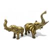 Image 1 : 2x Vintage Brass Elephants