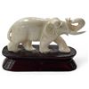 Image 1 : Antique Carved Elephant Carved Specimen On Stand