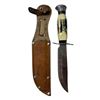 Image 2 : Iramontinox Knife With Leather Sheath