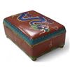 Image 1 : Vintage Cloisonne Dragon Motif Lidded Container