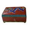 Image 2 : Vintage Cloisonne Dragon Motif Lidded Container