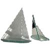 Image 1 : 2x Vintage Art Glass Sail Boats