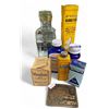 Image 1 : Vintage Variety: Fruit Salt Bottle, Brass Kenworth Belt Buckle, Dr Scholl's Tins, & More
