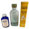 Image 2 : Vintage Variety: Fruit Salt Bottle, Brass Kenworth Belt Buckle, Dr Scholl's Tins, & More