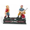 Image 1 : Vintage Cast Metal "Hometown Battery" Coin Bank