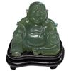 Image 3 : Vintage Variety: Jade Elephants, Jade Buddha, Carved Specimen Elephants+ Flower, & Resin Figurines