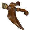 Image 2 : Vintage Hand Made Wooden Sword With Brass Sheath