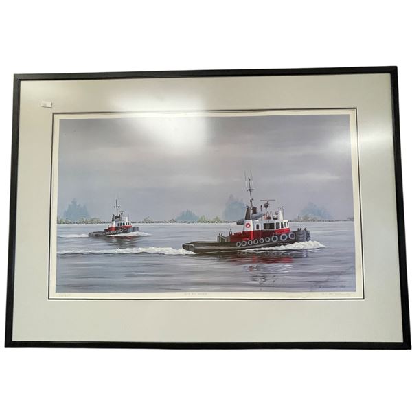 1982 W. McMurray Signed L.E.P 56/250 "Off To Work"